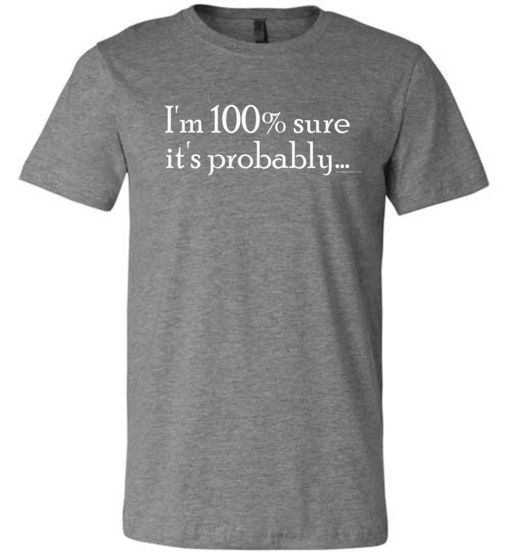 I'm 100 Percent Sure