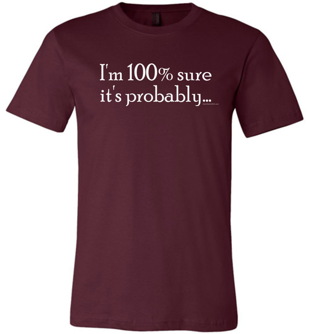I'm 100 Percent Sure