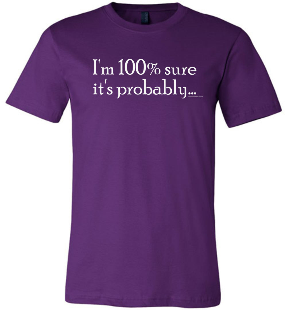 I'm 100 Percent Sure