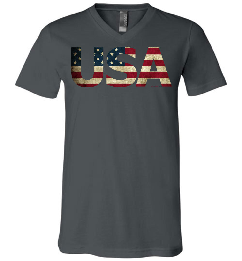 USA - Flag in Letters