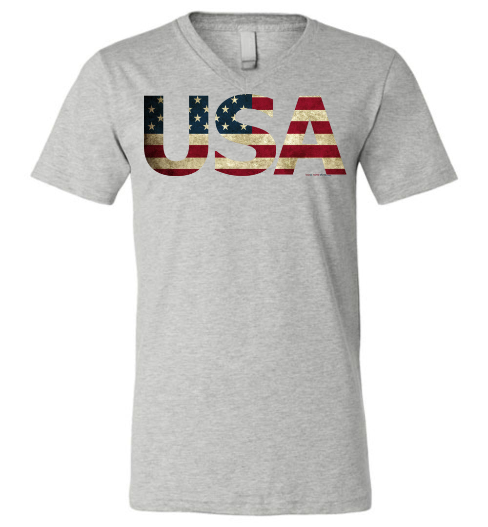 USA - Flag in Letters