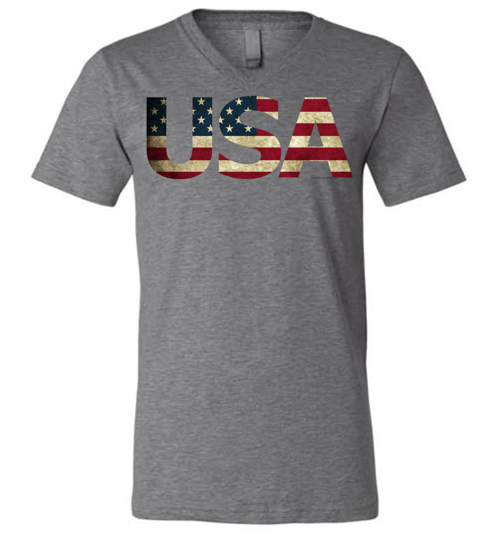 USA - Flag in Letters
