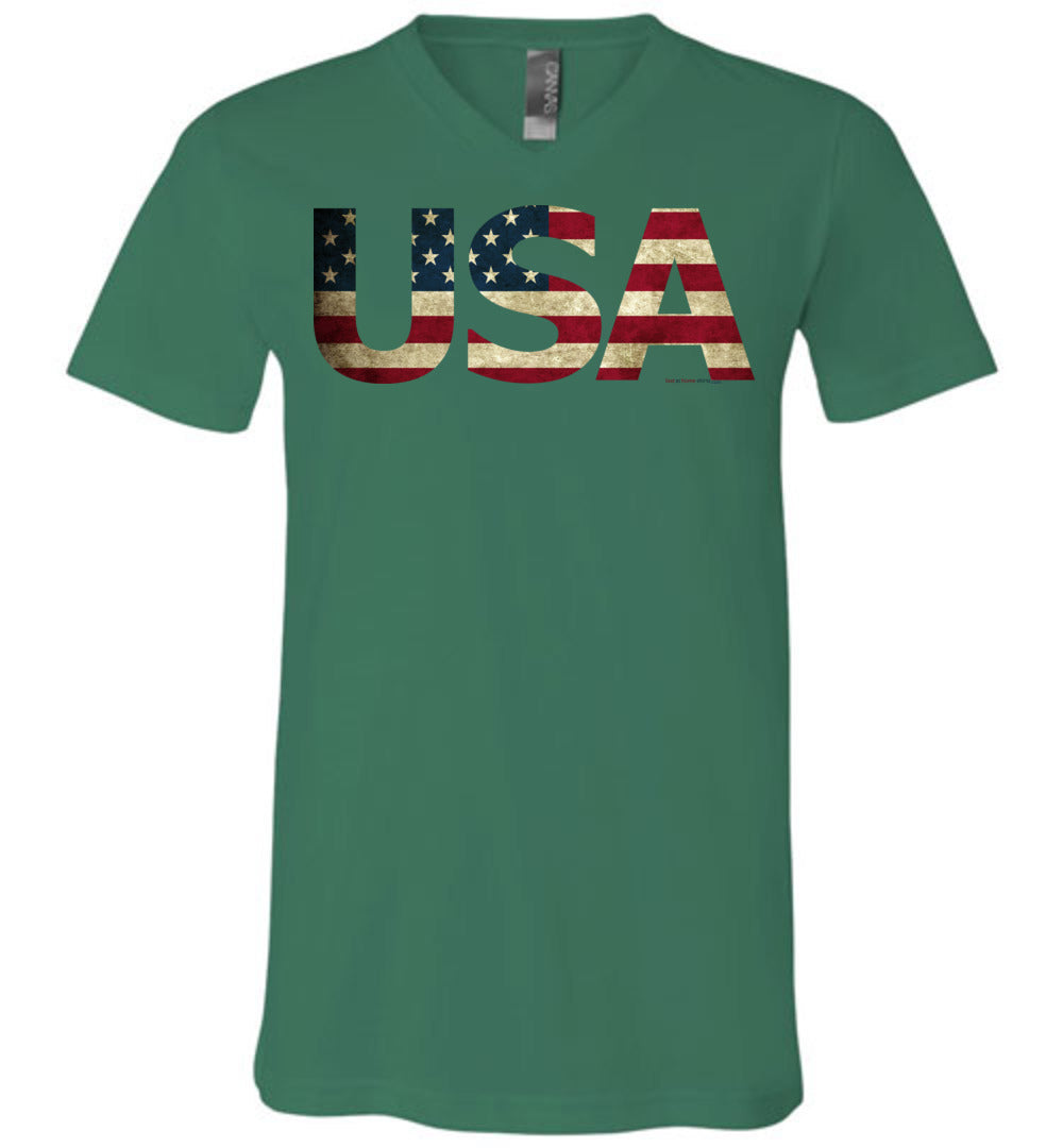 USA - Flag in Letters