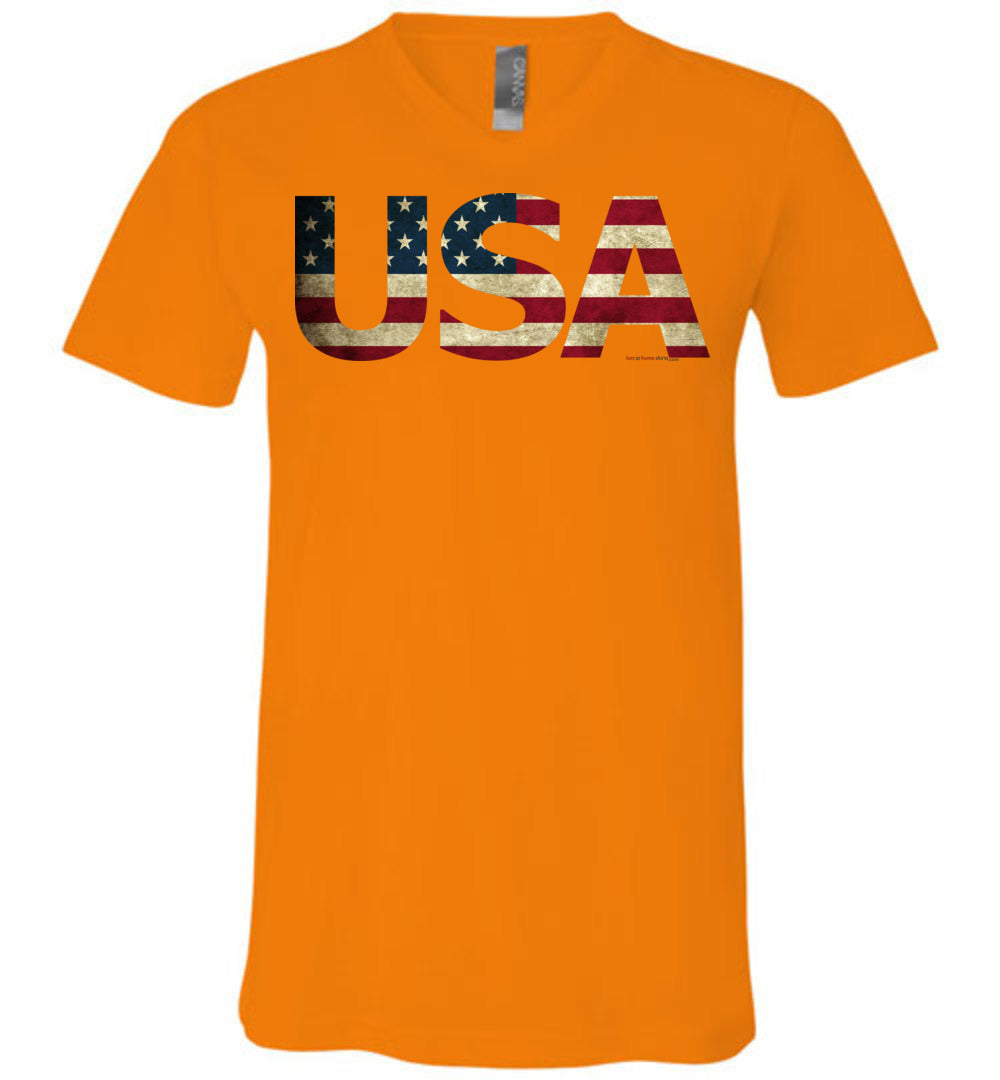 USA - Flag in Letters