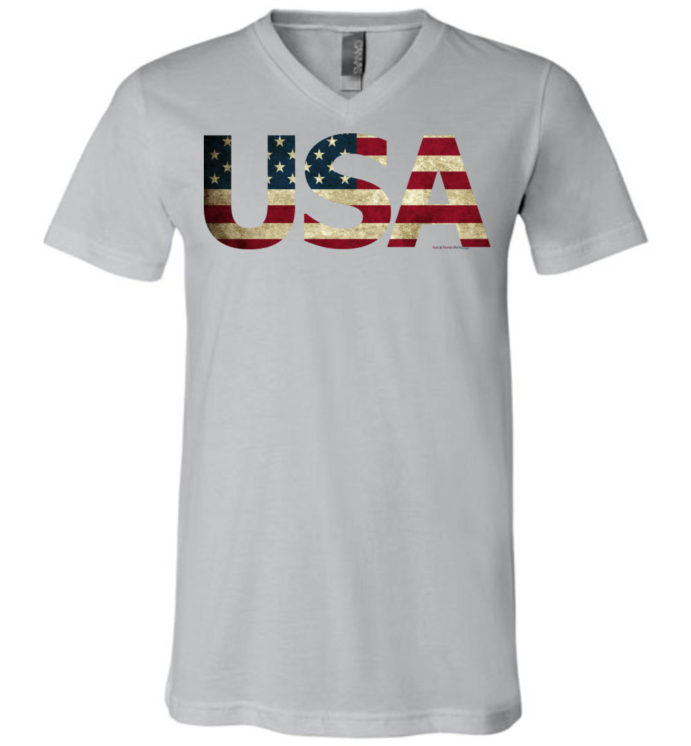 USA - Flag in Letters