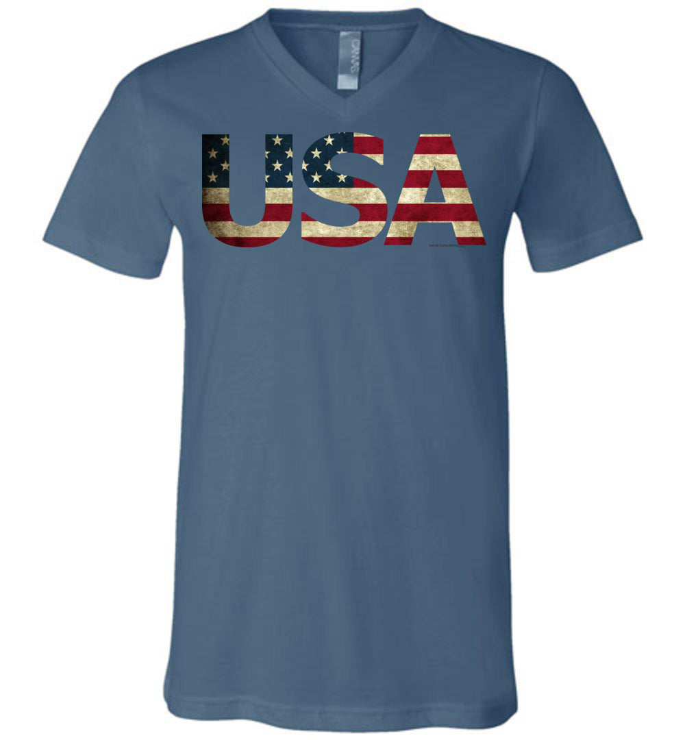 USA - Flag in Letters