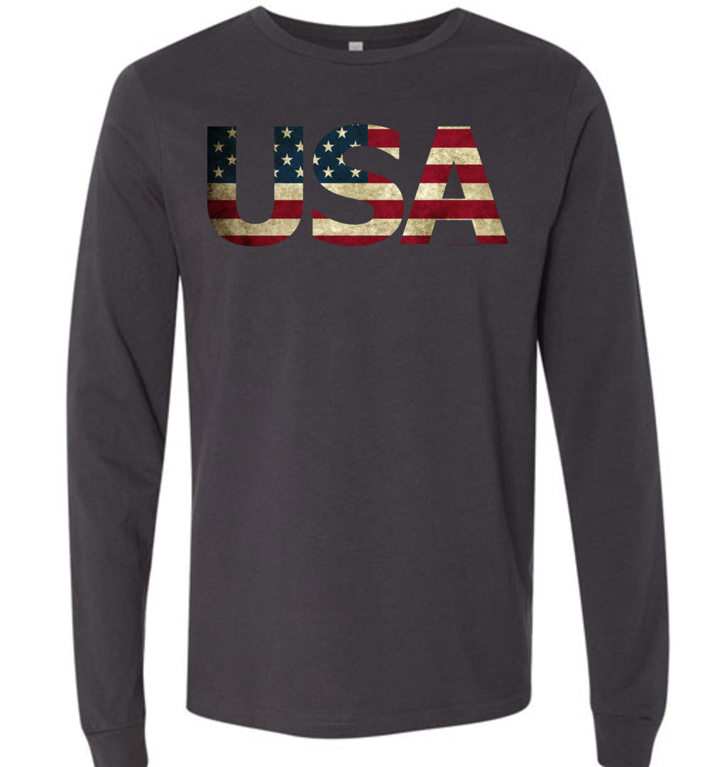 USA - Flag in Letters