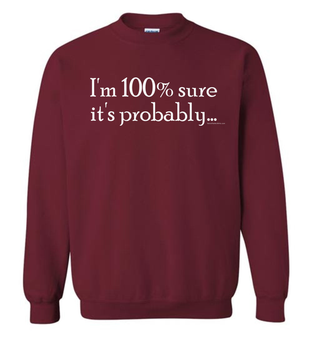 I'm 100 Percent Sure