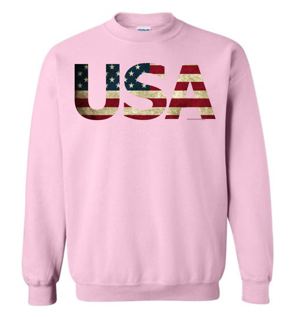 USA - Flag in Letters