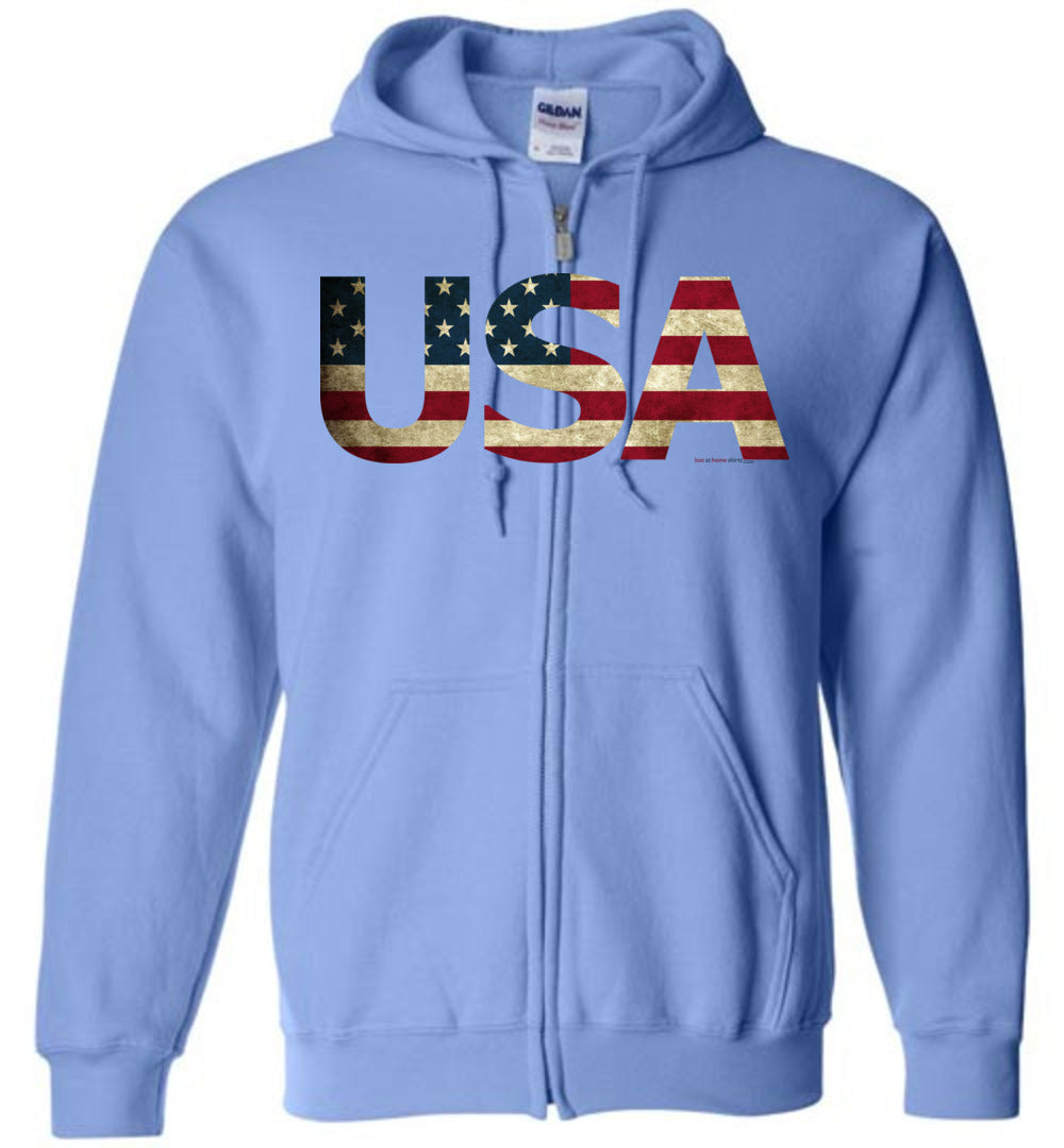 USA - Flag in Letters