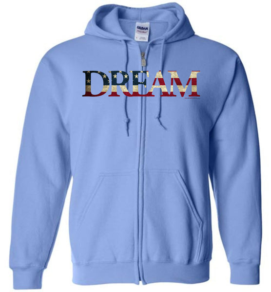 Pro America Zip Hoodie, American Dream - Lost at Home Shirts