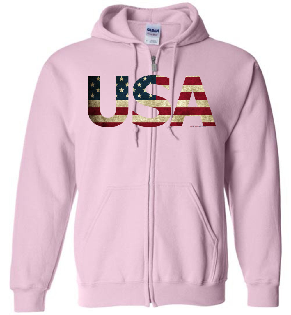 USA - Flag in Letters