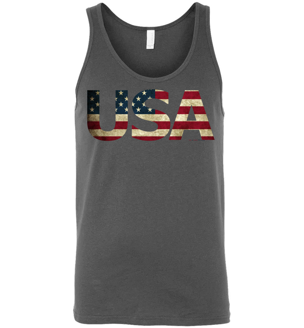 USA - Flag in Letters