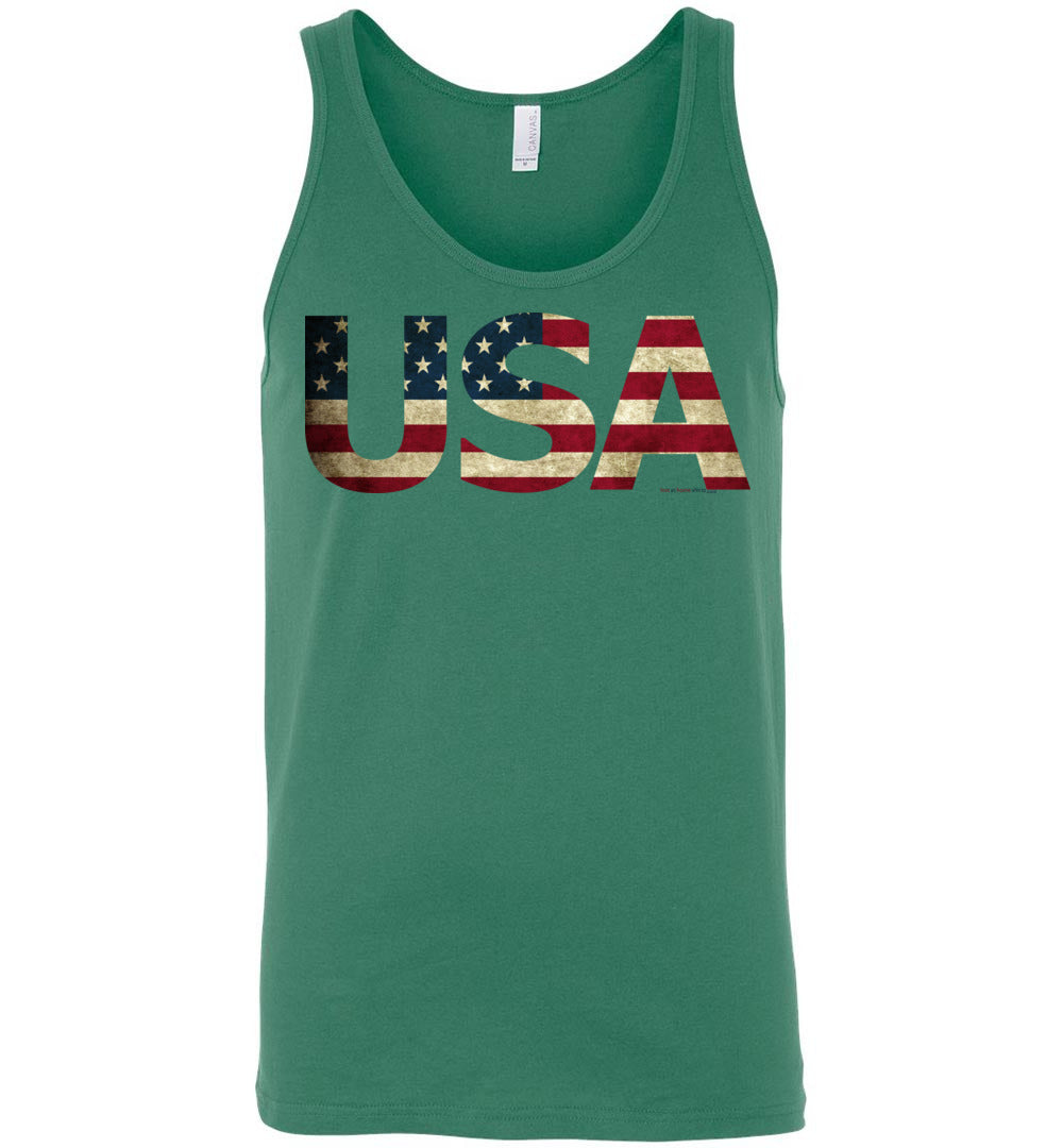 USA - Flag in Letters