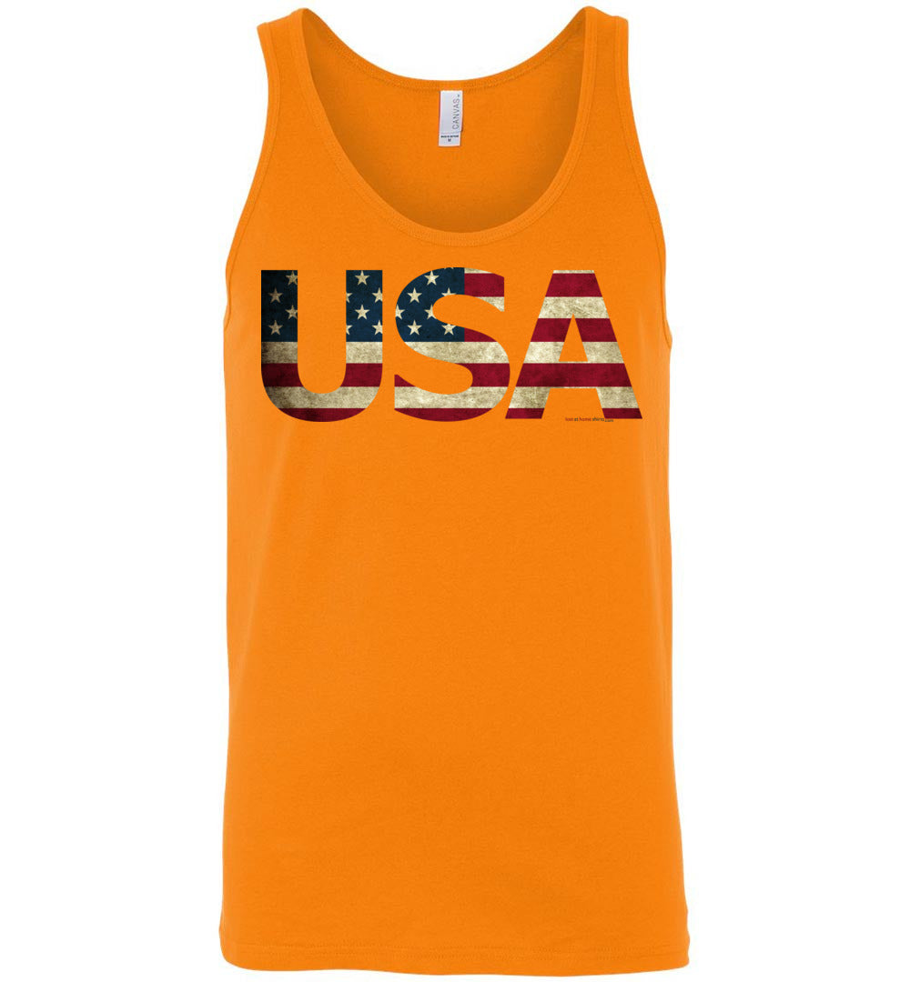 USA - Flag in Letters