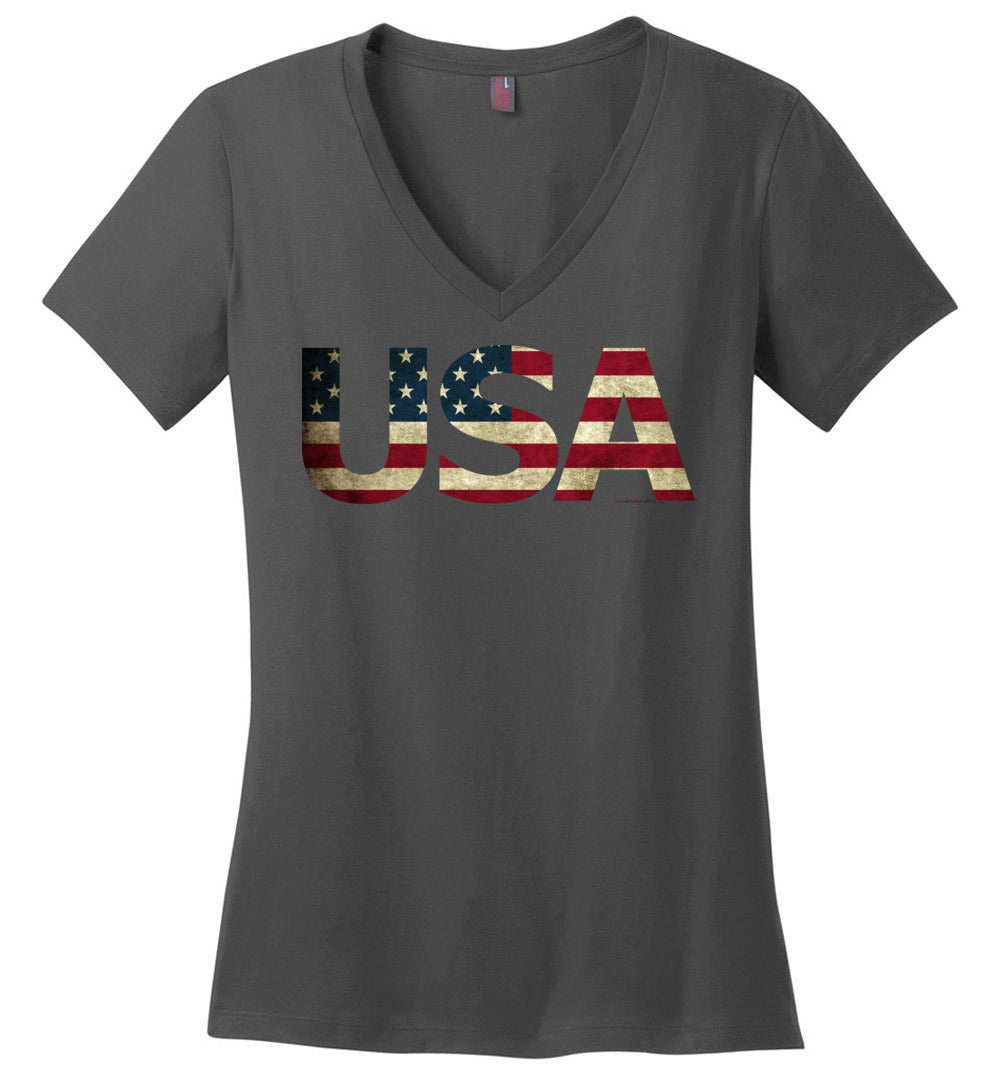 USA - Flag in Letters
