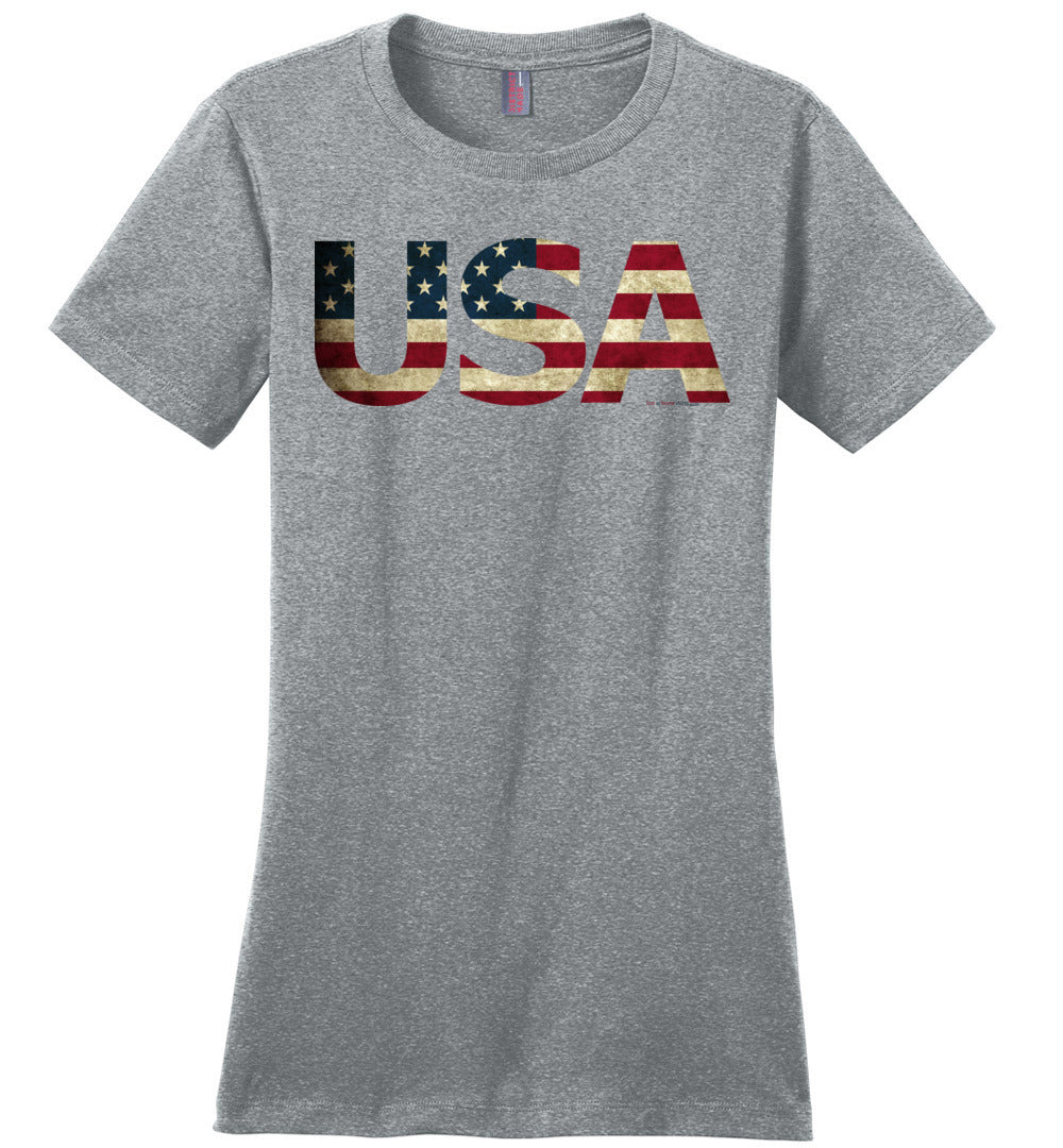 USA - Flag in Letters
