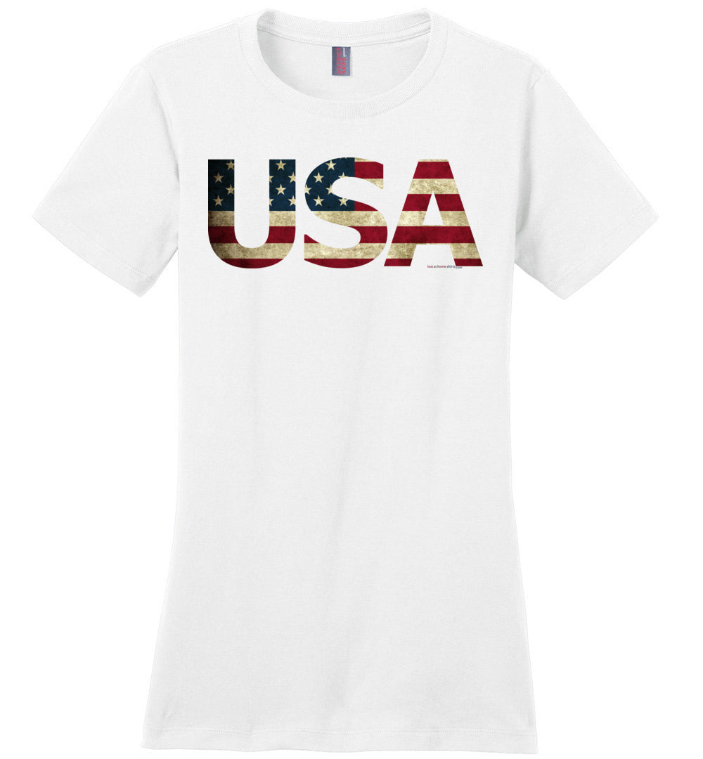USA - Flag in Letters