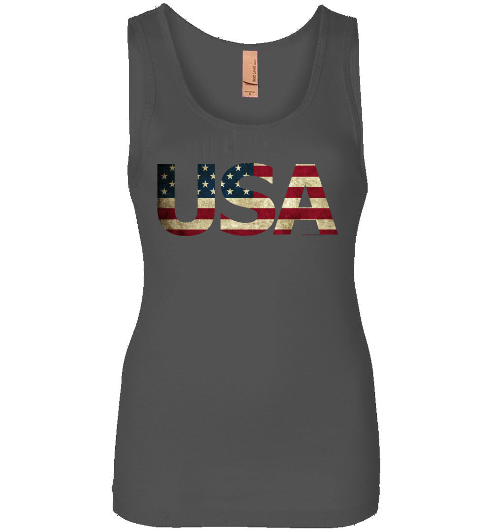 USA - Flag in Letters
