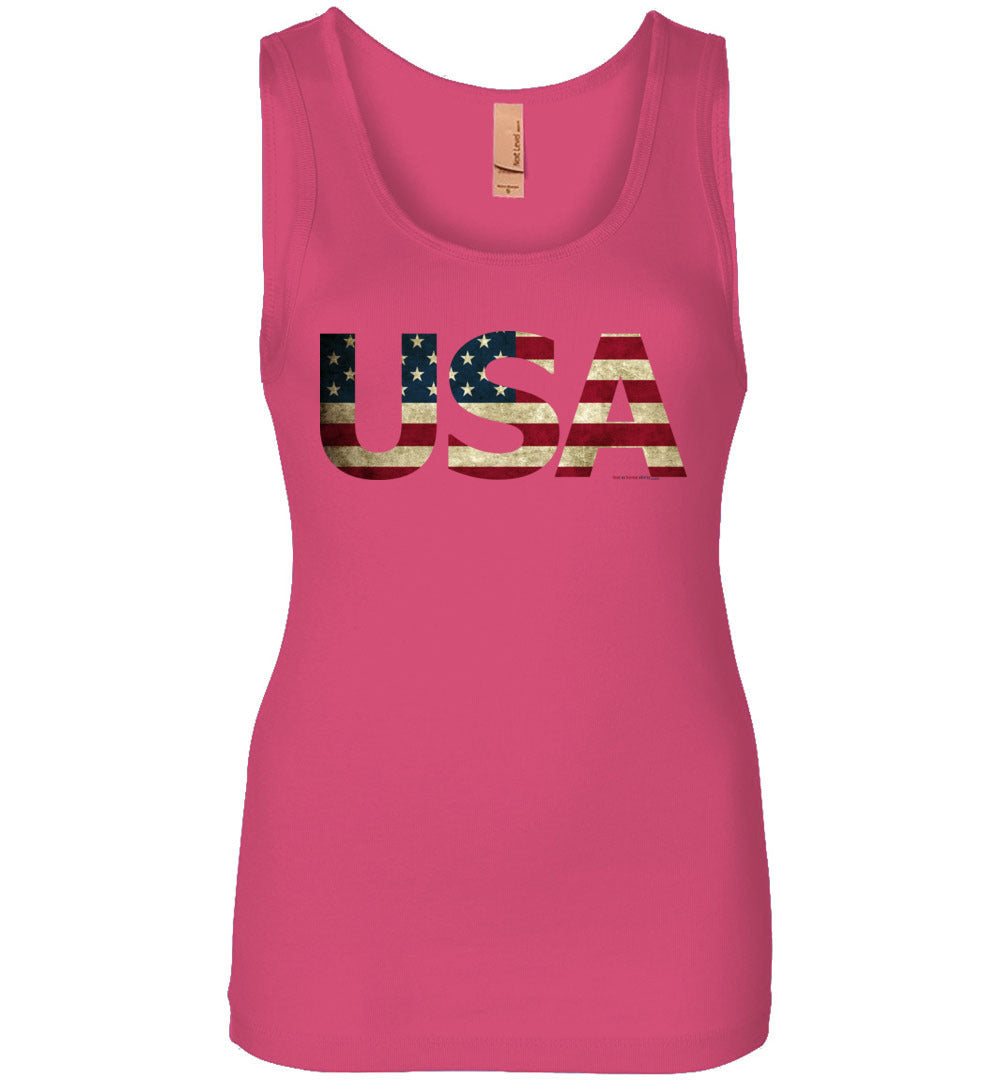 USA - Flag in Letters