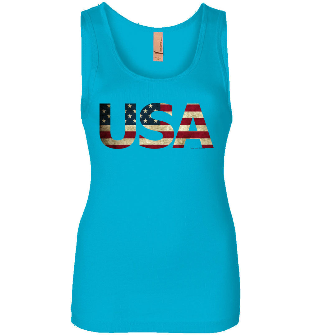 USA - Flag in Letters