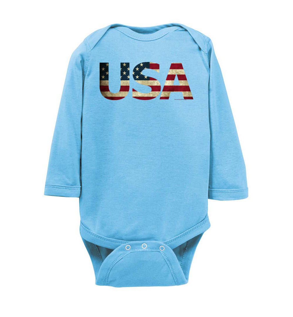USA - Flag in Letters