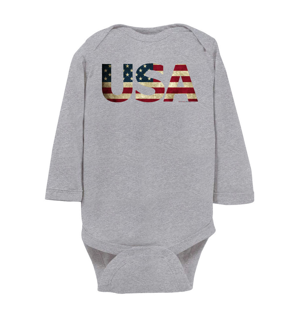 USA - Flag in Letters
