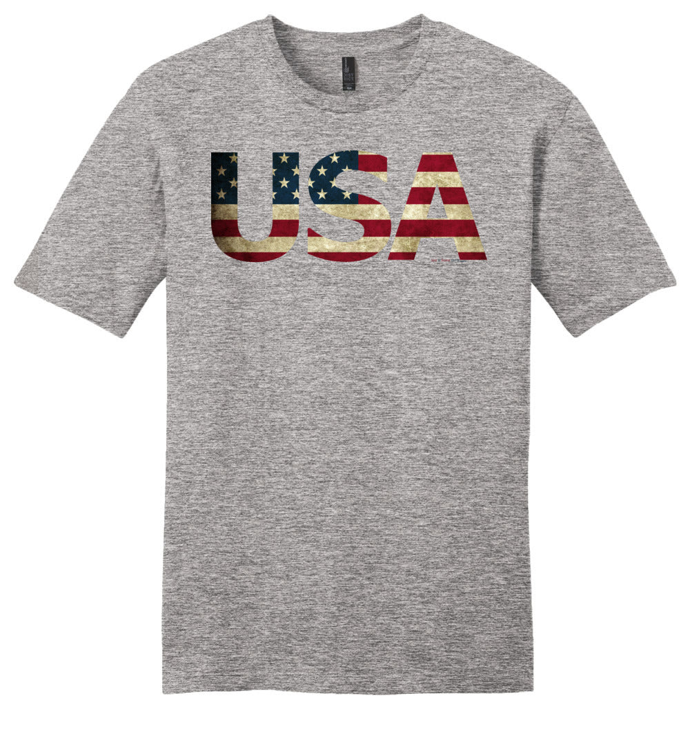 USA - Flag in Letters