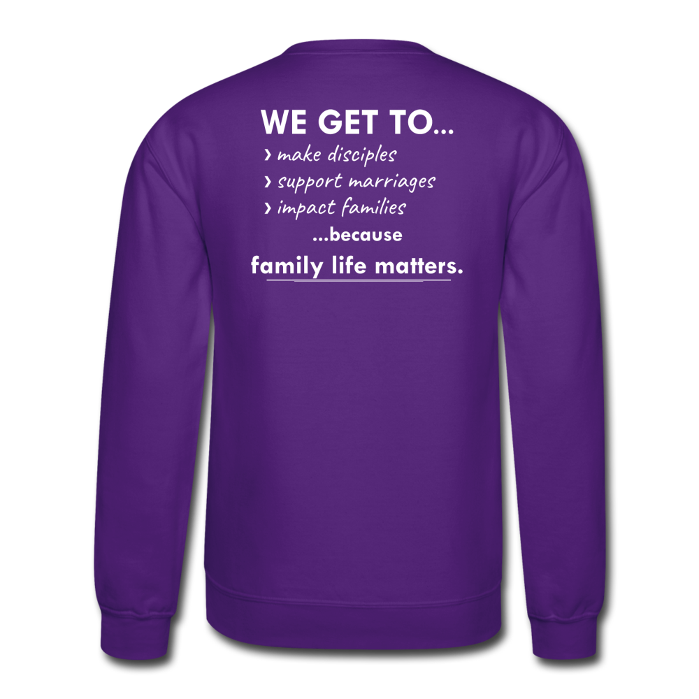 Crewneck Sweatshirt - purple