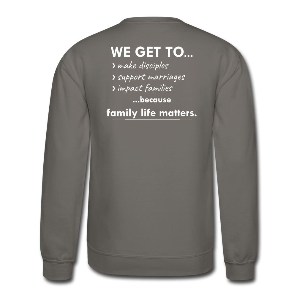 Crewneck Sweatshirt - asphalt gray