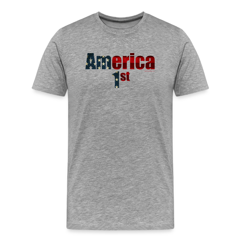 America First - heather gray